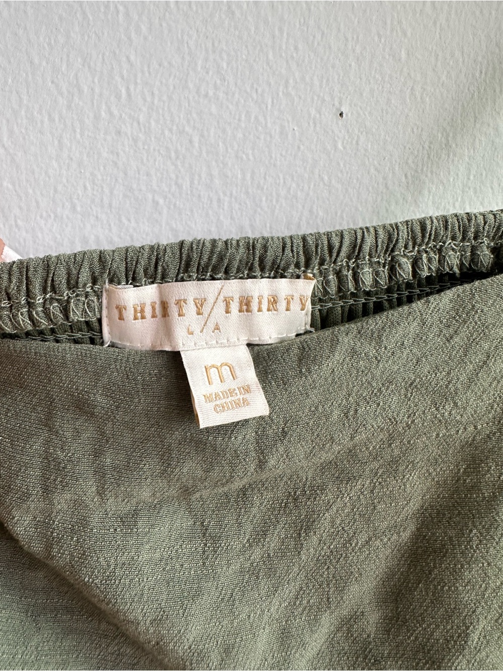 Women's Olive Green A-Line Dress - Picture 11 of 11